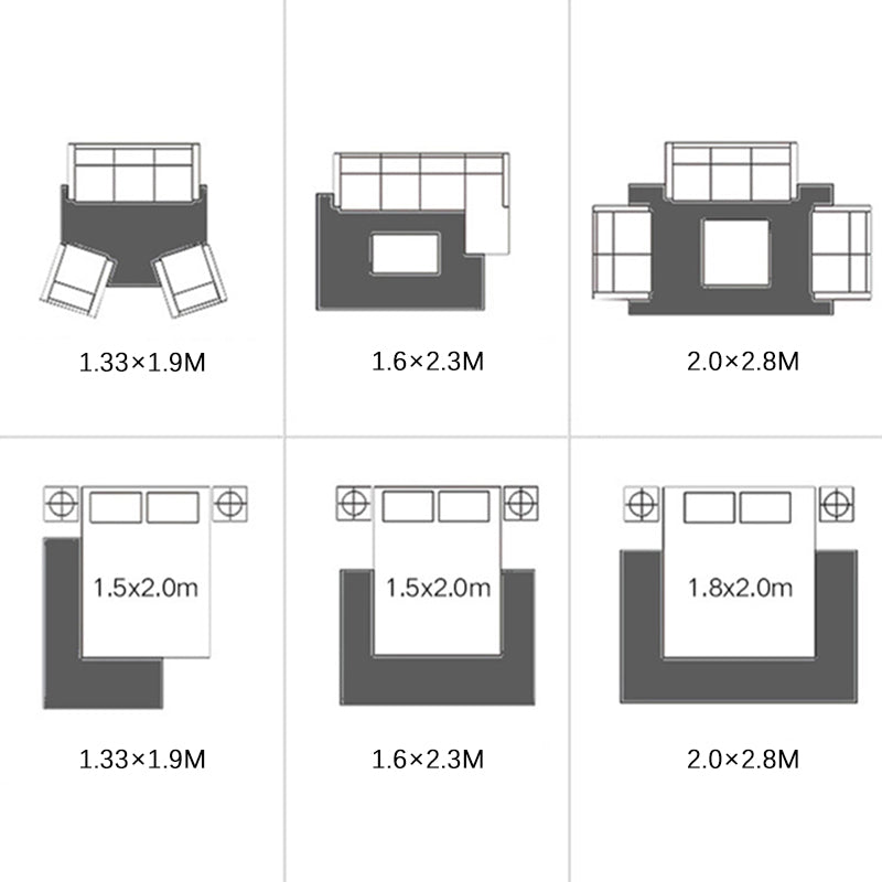 Fancy Franse Area Teppich Geometrisches Muster Polyester Teppich Easy Care Area Teppich für Wohnkultur