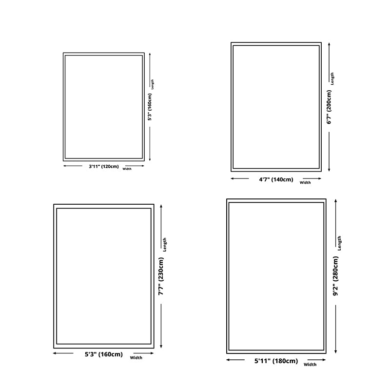 Blauw modern tapijten polyester bladeren indoor tapijt niet-slip achterste tapijt voor woonkamer