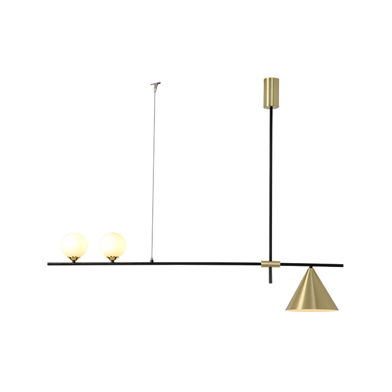 Globe Chandeliers Island Lights Modern Metal 3 Light Pendent Chandeliers