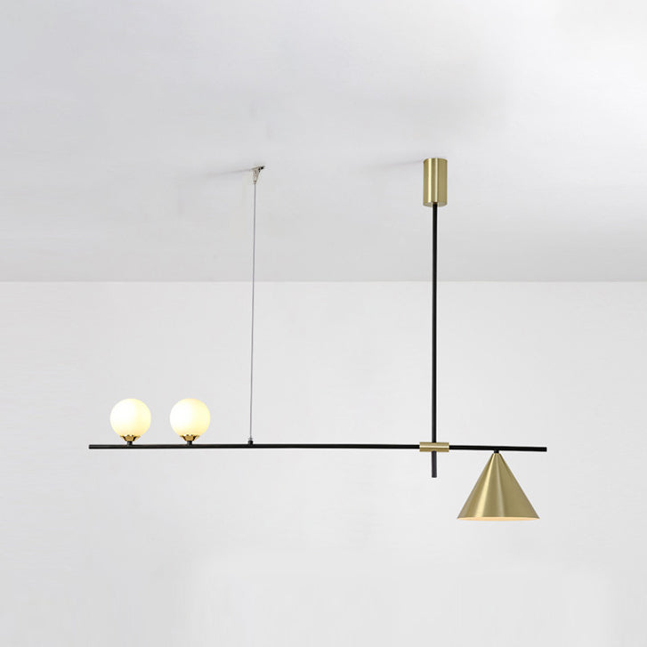 Globe Chandeliers Island Lights Modern Metal 3 Light Pendant Chandeliers