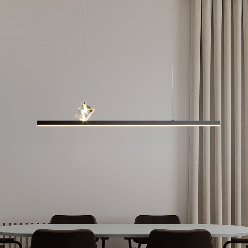 Lineaire hanglampverlichting Moderne metaal 2 Light Island Hanglampen