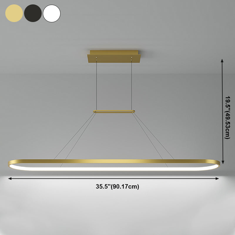 Geometric Island Lighting Idea Modern Metal Pendant Lighting