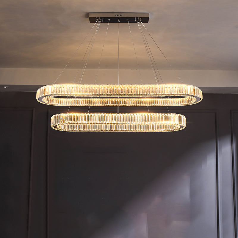 Geometric Pendant Light Fixtures Contemporary Kitchen Pendant Lights with Crystal Shade