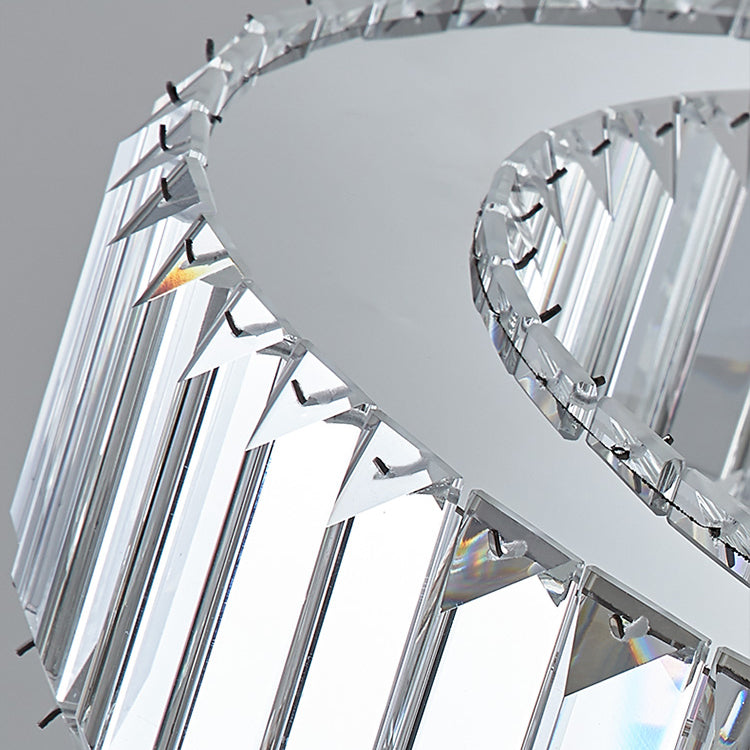 Geometric Pendant Light Fixtures Contemporary Kitchen Pendant Lights with Crystal Shade