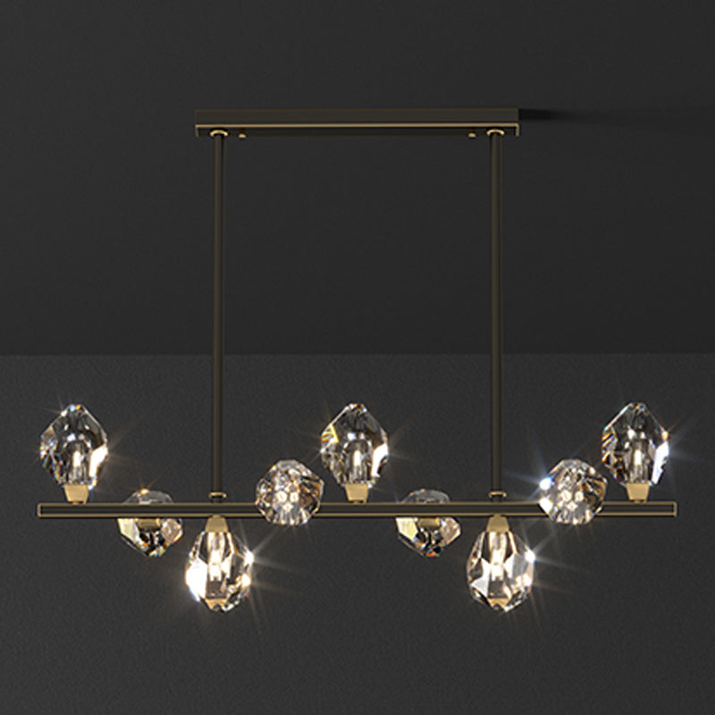 Cone Island Beleuchtung zeitgenössische Kristallinsellichter für Esszimmer