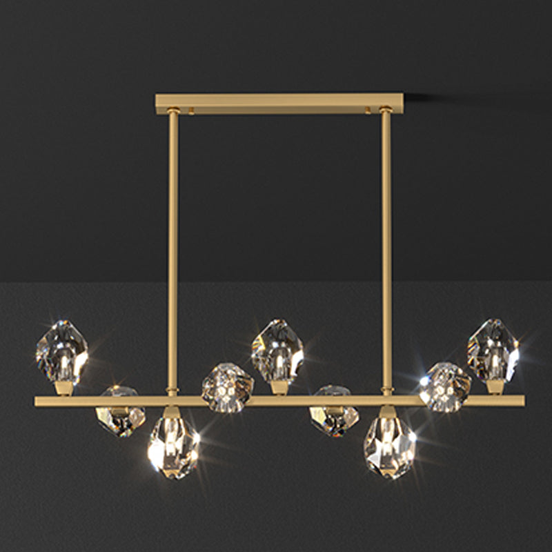 Cone Island Beleuchtung zeitgenössische Kristallinsellichter für Esszimmer