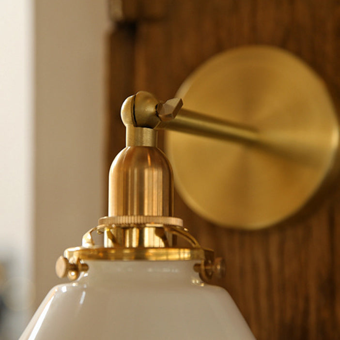 Flare Shade Wall Lighting Industrial Style Metal 1 Light Wall Mounted Light Fixture