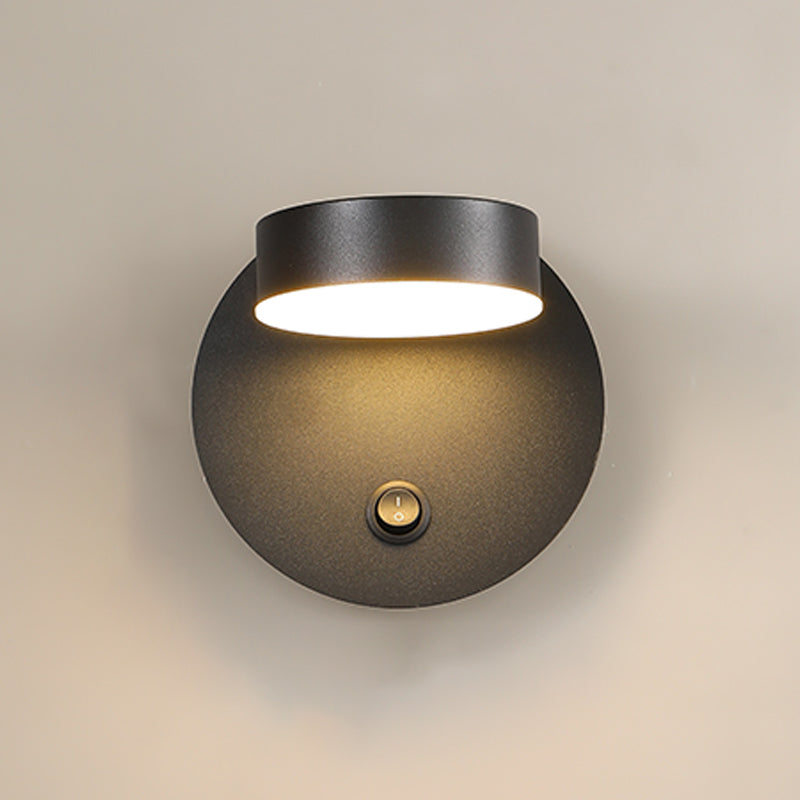 Moderner Stil Verstellbarer LED -Wandleuchten Beleuchtung Metall 1 Leuchttaute leichte Lampen