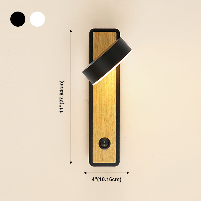 Moderner Stil Verstellbarer LED -Wandleuchten Beleuchtung Metall 1 Leuchttaute leichte Lampen