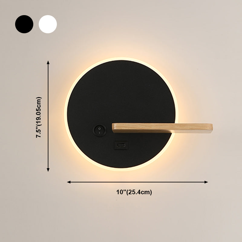 Moderner Stil Verstellbarer LED -Wandleuchten Beleuchtung Metall 1 Leuchttaute leichte Lampen