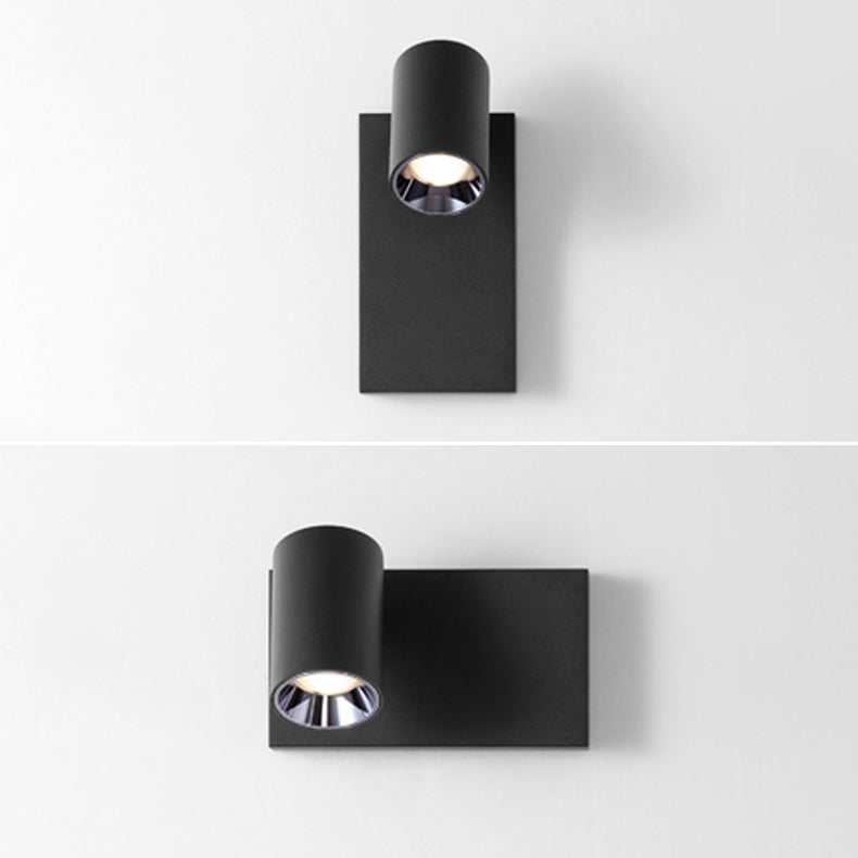 Moderner Stil Verstellbarer Zylinderwandleuchten Beleuchtung Metall 1 Leichte LED -Wandmontagelampen