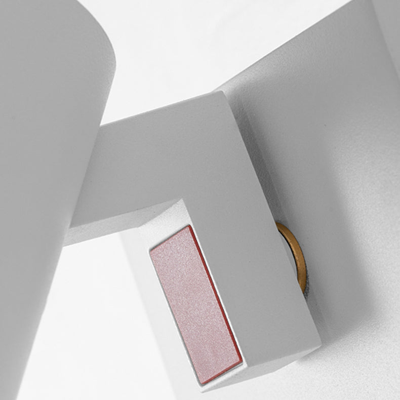 Moderner Stil Verstellbarer Zylinderwandleuchten Beleuchtung Metall 1 Leichte LED -Wandmontagelampen