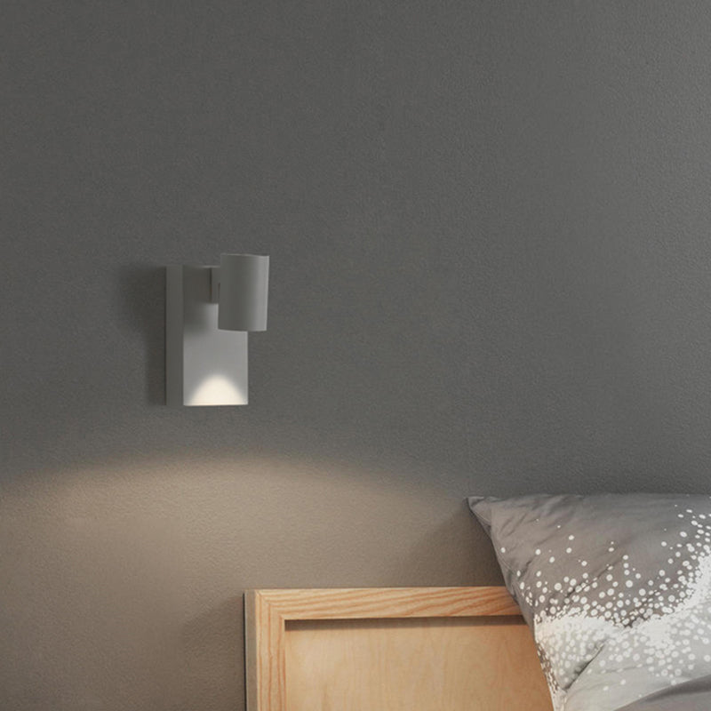 Moderner Stil Verstellbarer Zylinderwandleuchten Beleuchtung Metall 1 Leichte LED -Wandmontagelampen