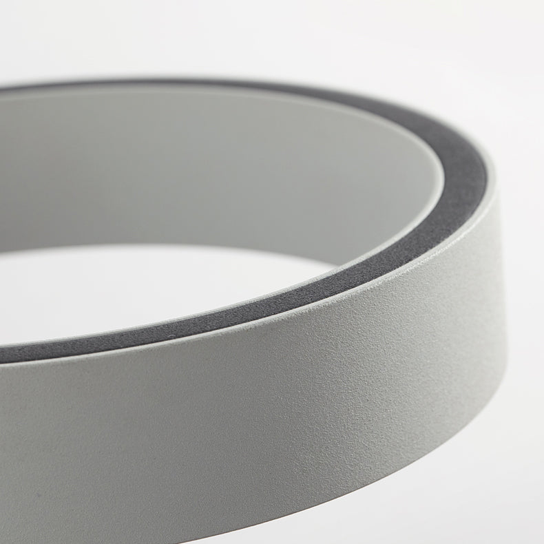 Metall runde Schattenwandbeleuchtung moderner Stil 1 Leuchtwand montiertes Leuchten in Grau