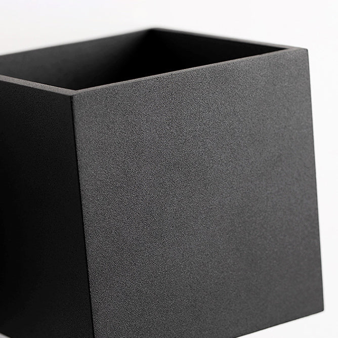 2-Light Metal Wall Lighting Modern Rectangular Shade Wall Mounted Light Fixture