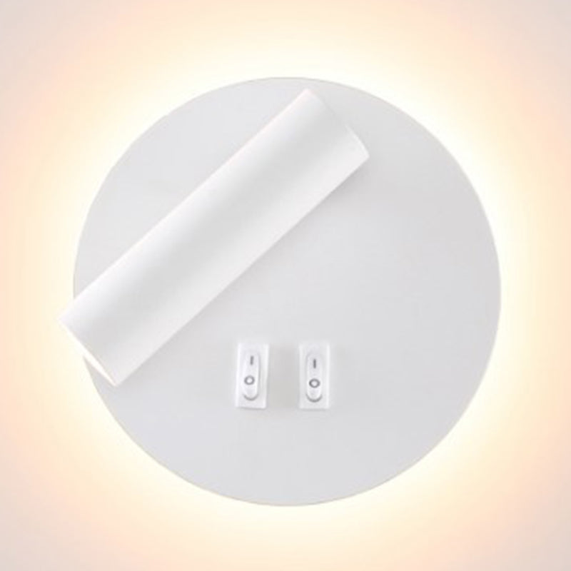 1 Light Metal Geometric Shade Reading Wall Lighting Modern Style Wall Mounted Light Fixture