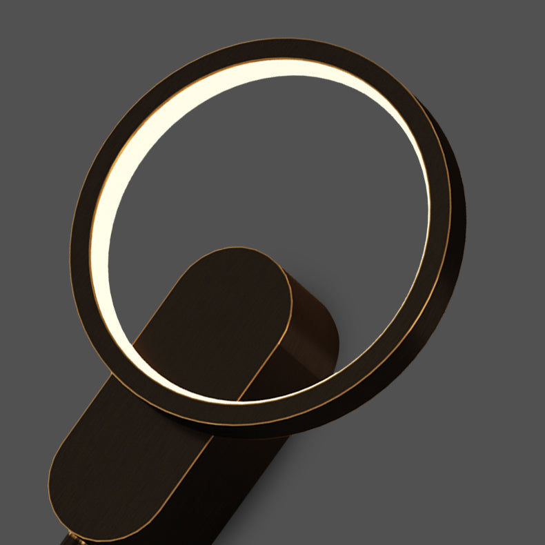 Lámparas de pared LED geométrica de metal estilo moderno de estilo múltiple luminos