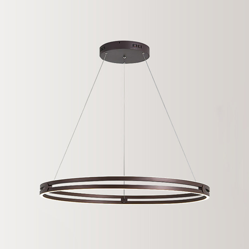 Modern Minimalism LED Pendant Light Silicone Linear Chandelier for Living Room