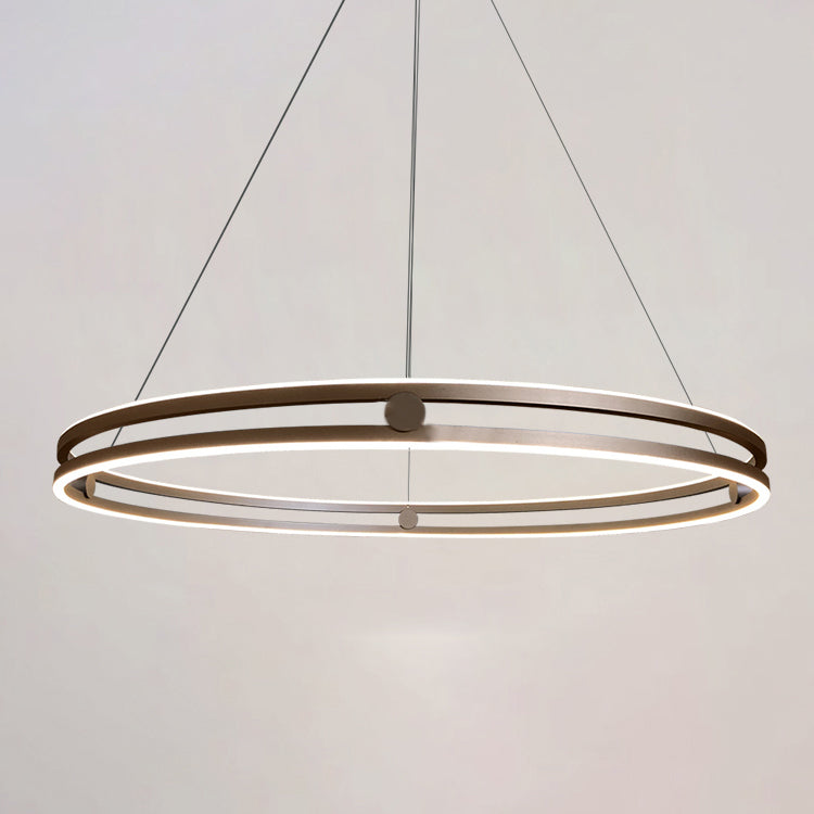 Modern Minimalism LED Pendant Light Silicone Linear Chandelier for Living Room