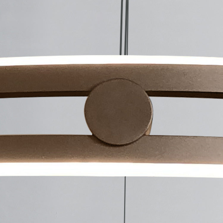 Modern Minimalism LED Pendant Light Silicone Linear Chandelier for Living Room