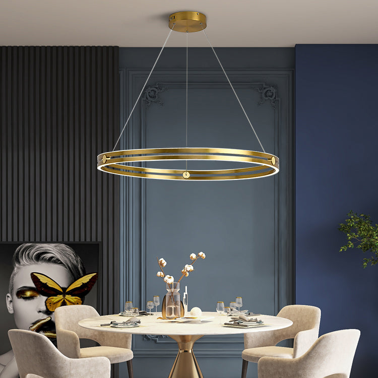 Modern Minimalism LED Pendant Light Silicone Linear Chandelier for Living Room