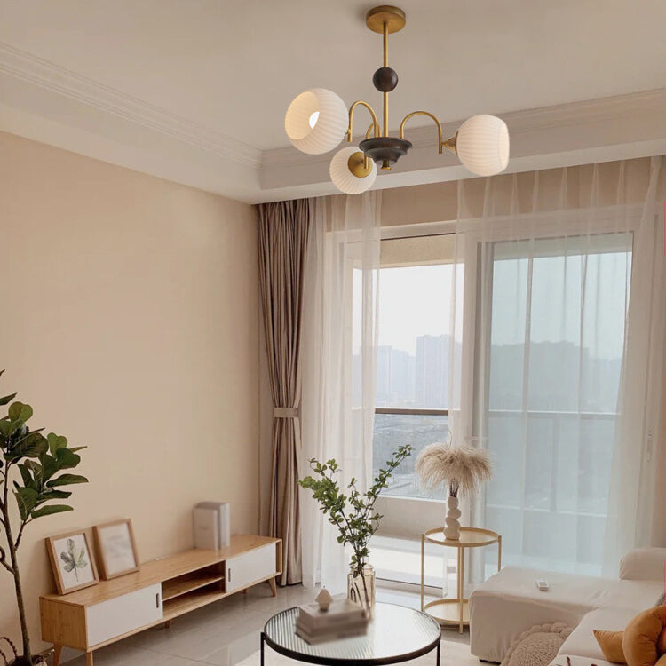 Moderner Luxus hängender leichter Glas Globus Kronleuchter für Innenräume