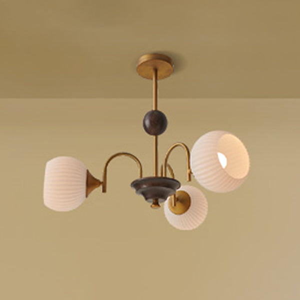 Modern Luxury Hanging Light Glass Globe Chandelier for Interior Spaces