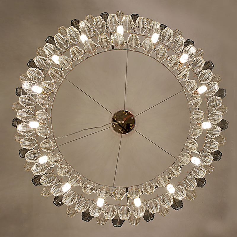 Geometrische hängende Leuchten zeitgenössischer Kristallküchen Anhänger Lichter