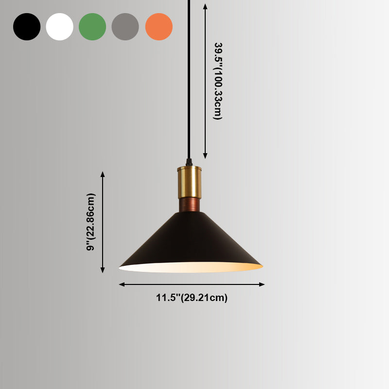 Elektroplatte Eisen anheizen helles modernes, sich verjüngter Makaroon -Hanglampe für Esszimmer