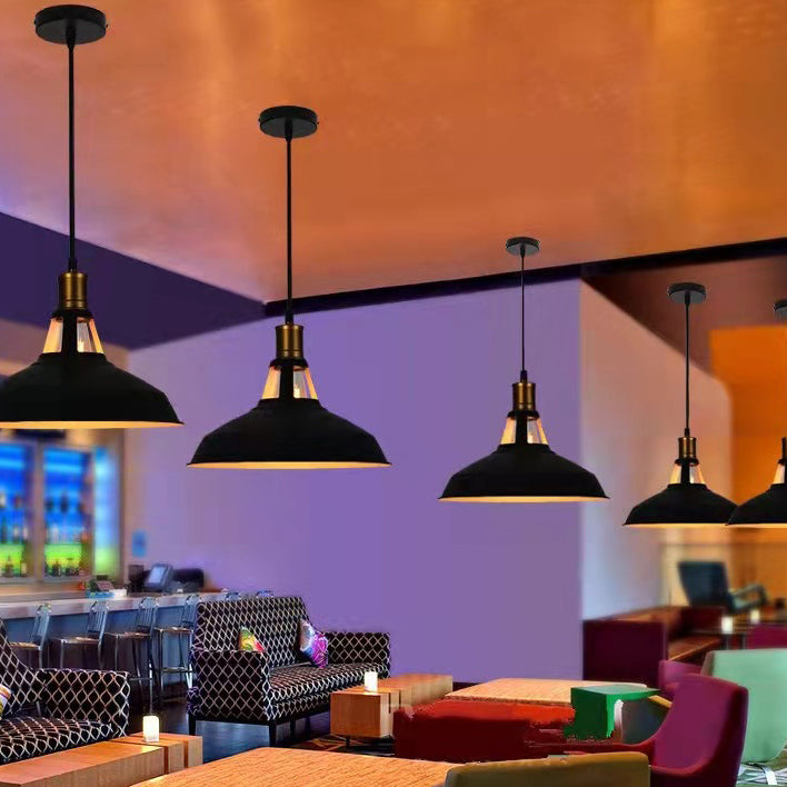 Lámpara colgante soltera de su sola lámpara de resumen de hierro forjado industrial para cafetería para cafetería