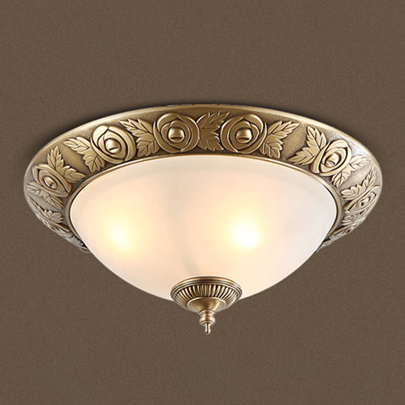 Plafonnier géométrique en verre blanc, Style traditionnel, plafonnier pour chambre à coucher
