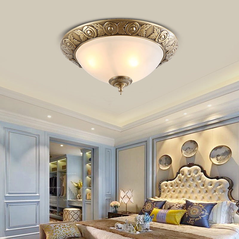 Plafonnier géométrique en verre blanc, Style traditionnel, plafonnier pour chambre à coucher