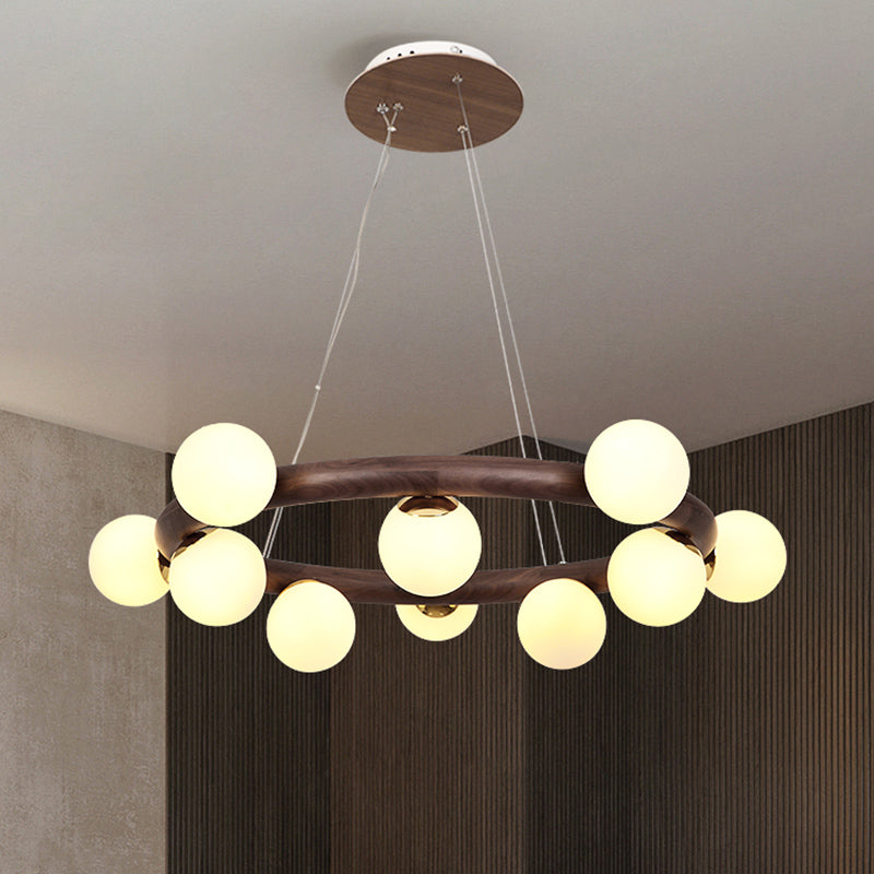 Wagon Wheel Chandelier Light Fixtures Modern Multi-Head Hanging Pendant Lamps for Living Room