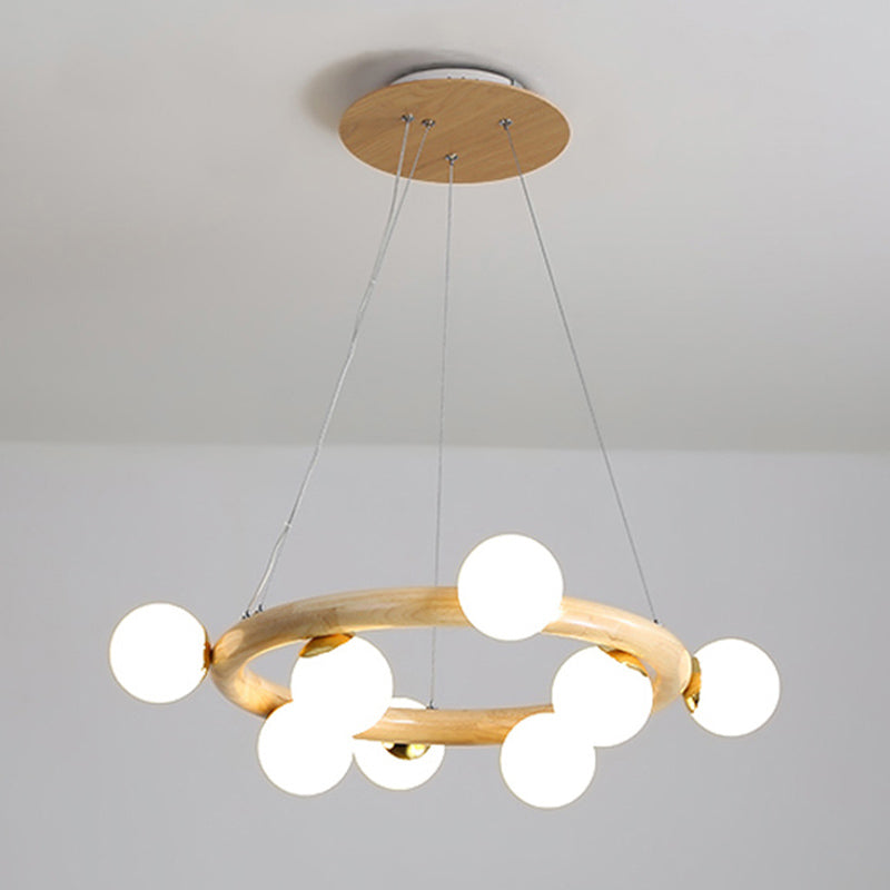 Wagon Wheel Chandelier Light Fixtures Modern Multi-Head Hanging Pendant Lamps for Living Room