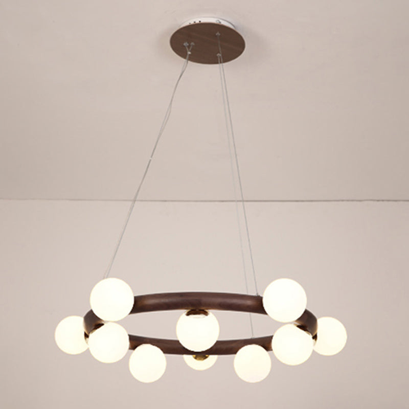 Wagon Wheel Chandelier Light Fixtures Modern Multi-Head Hanging Pendant Lamps for Living Room