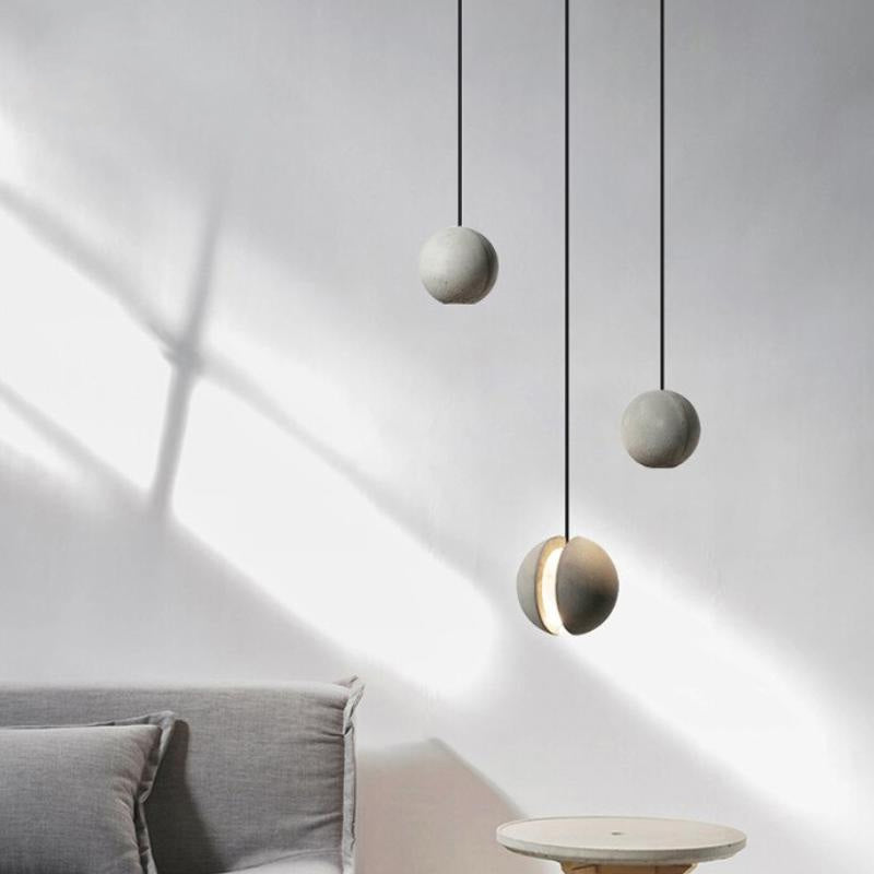 Modern Pendant Light Sferical Shape Appeding Light Freepurs per soggiorno