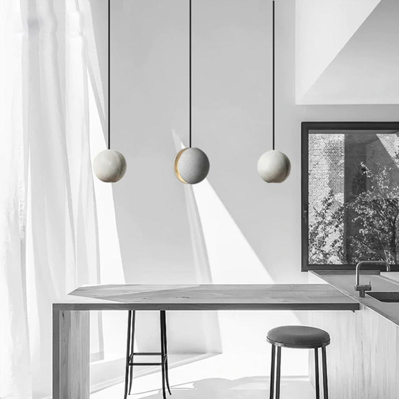 Modern Pendant Light Sferical Shape Appeding Light Freepurs per soggiorno