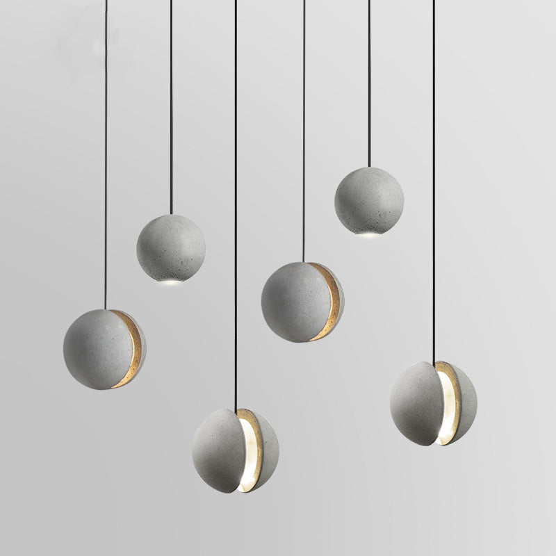 Modern Pendant Light Sferical Shape Appeding Light Freepurs per soggiorno