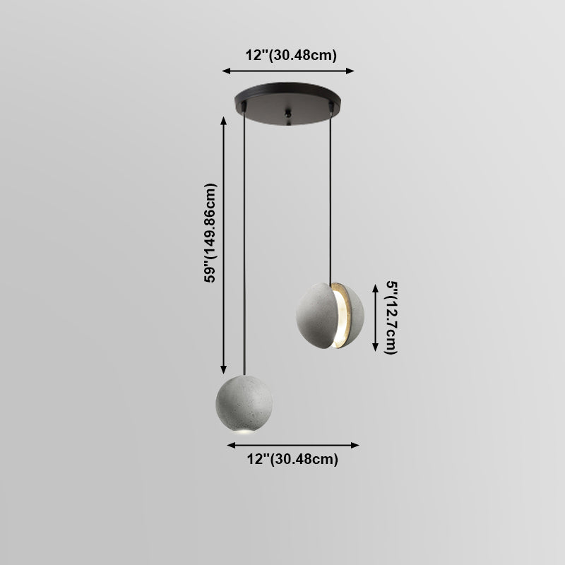 Modern Pendant Light Sferical Shape Appeding Light Freepurs per soggiorno