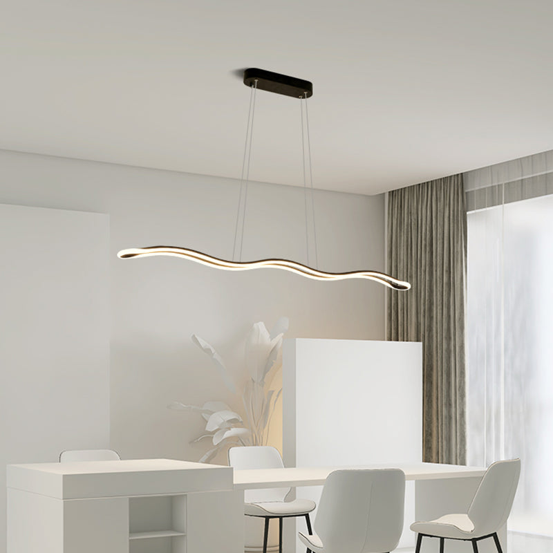 Nordische moderne LED hängende licht schmiedeeiserne Anhängerleuchte für Esszimmer