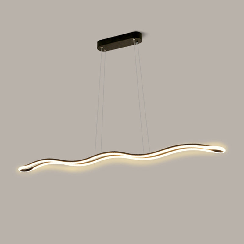 Nordische moderne LED hängende licht schmiedeeiserne Anhängerleuchte für Esszimmer