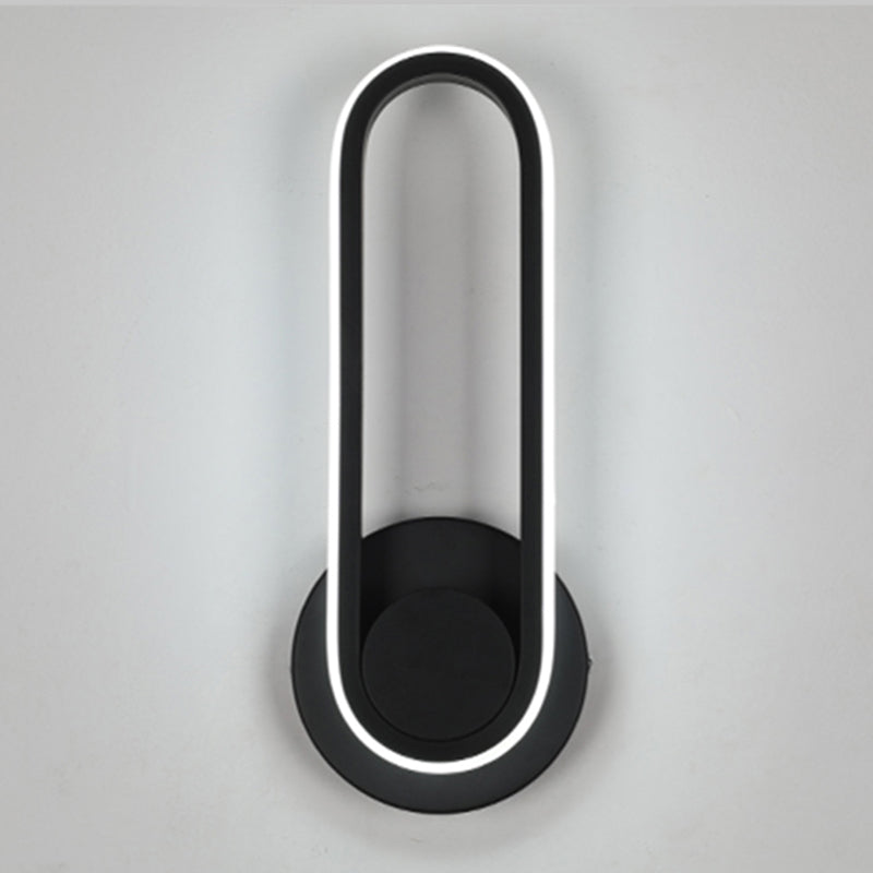 Contemporary Simple Wall Sconce Led Rotating Wall Mounted Light Fixture for Bedside