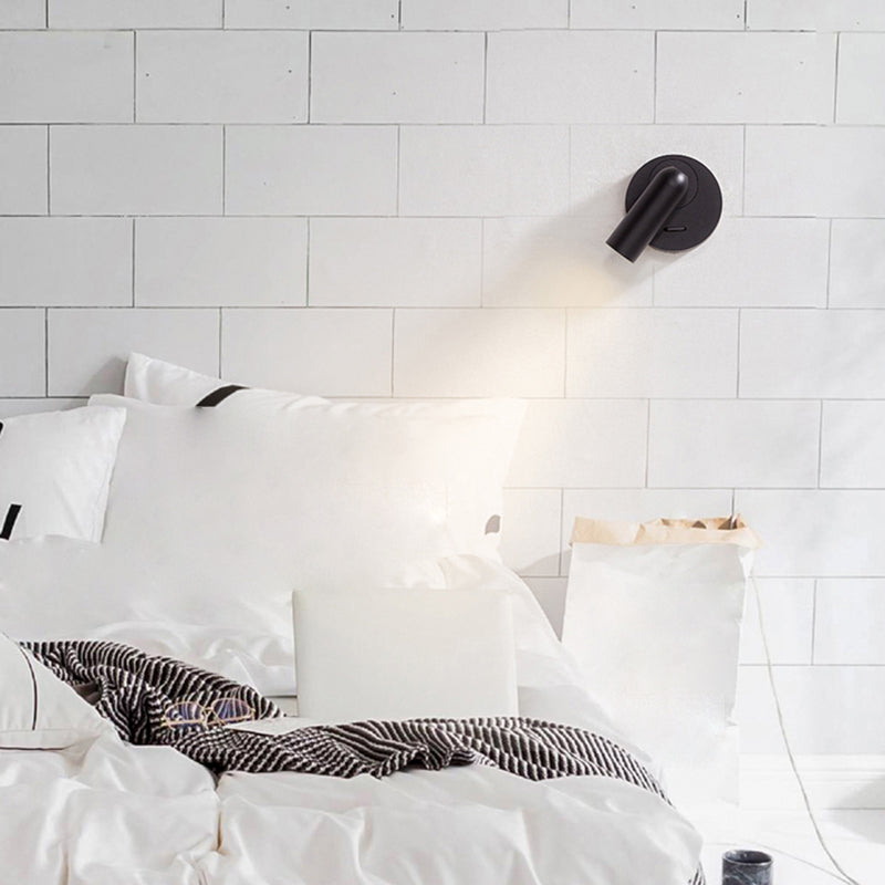 Simpilidad de la pared de metal apliques LED montada de pared Luz para luz de lectura junto a la cama