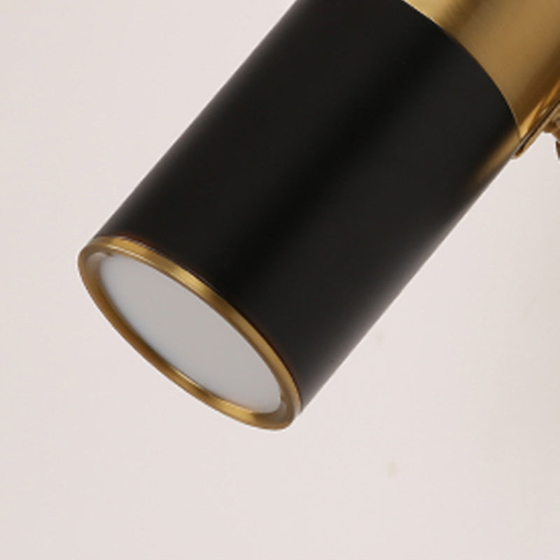 Lámpara de pared dorada de pared de pared de metal simple para la sala de estudios junto al lado de la cama