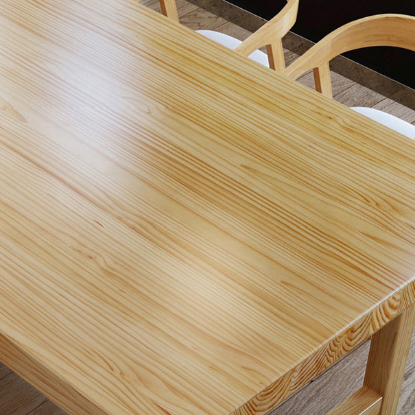 Mesa de madera industrial de madera sólida mesa de madera de madera de madera con caballete