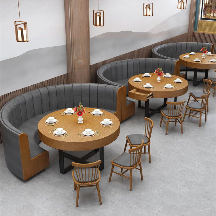 Industrial Style Dining Site Table Solid Wood Dining Room Furniture for Home