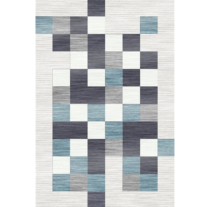 Bruin modern tapijt polyester grafisch tapijt wasbaar tapijt voor woonkamer