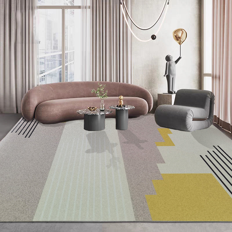 Marine abstract patroon tapijt PVC modern tapijt wasbaar tapijt voor woningdecoratie