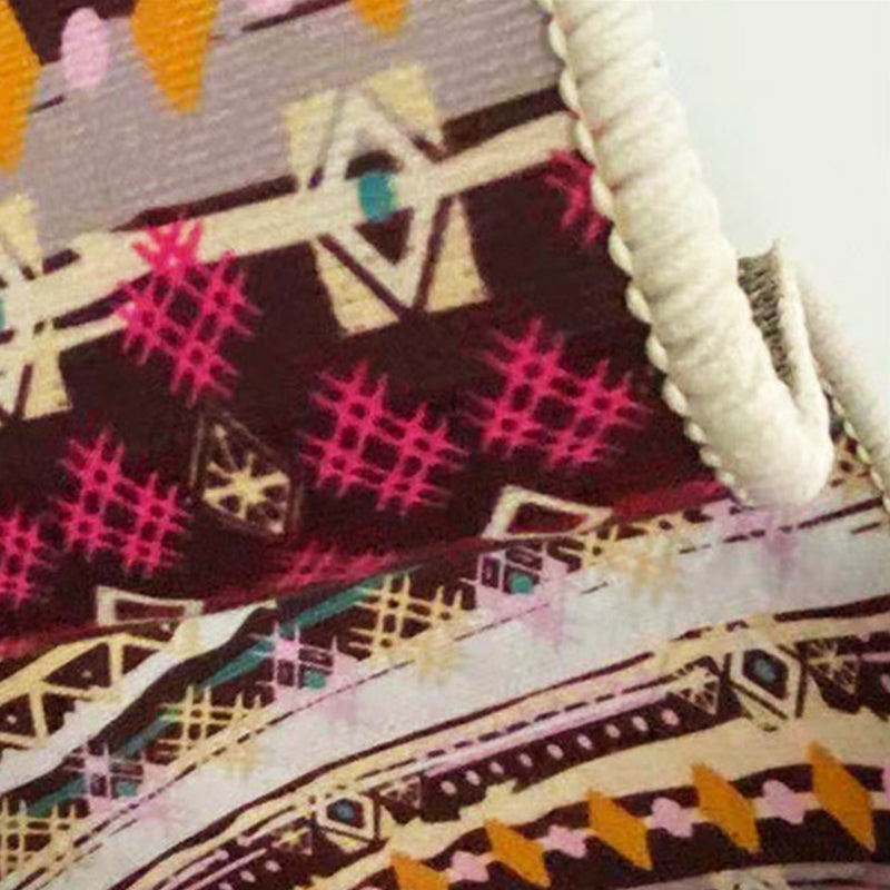 Marokkaner farbenfroher Teppich Medaillon Print Polyester Teppich Waschbarer Färbemittel widerstandsfähiger Teppich für Wohnkultur