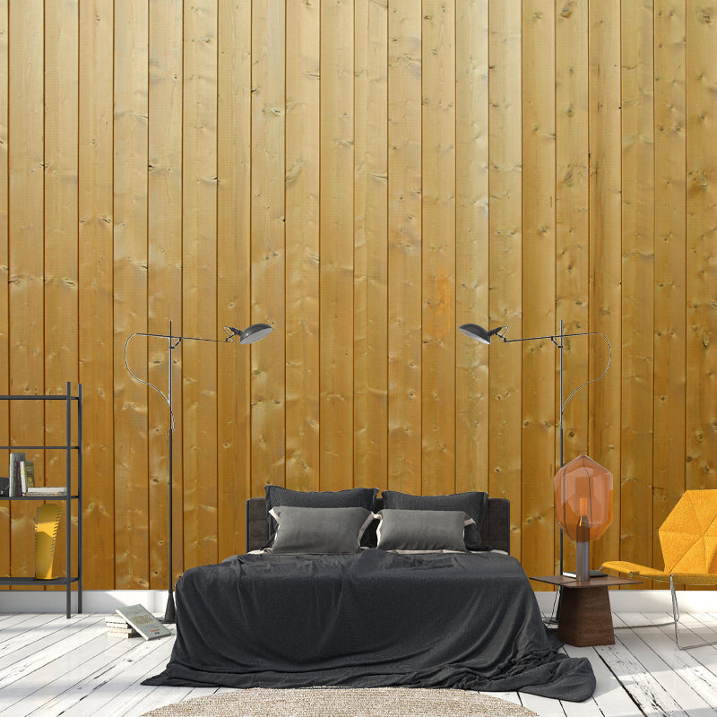 Wood Texture Wall Mural Wallpaper Stain Resistant Wall Decor for Bedroom